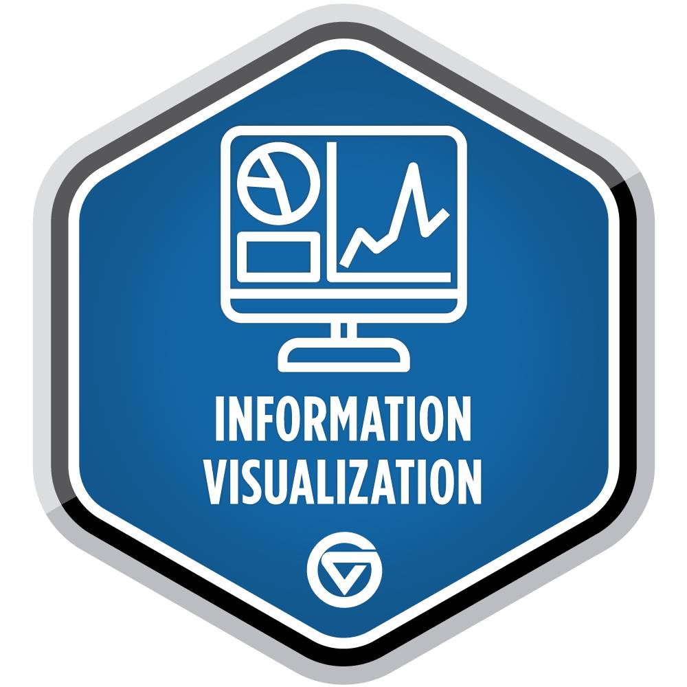 Information Visualization graduate badge.